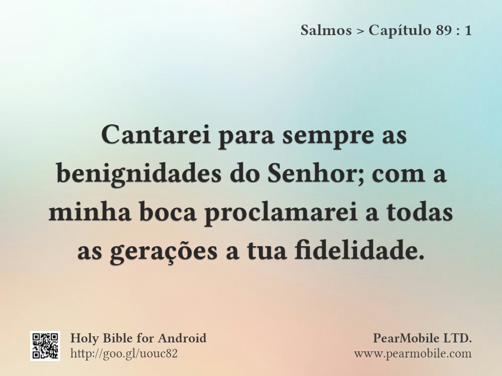Salmos, Capítulo 89:1